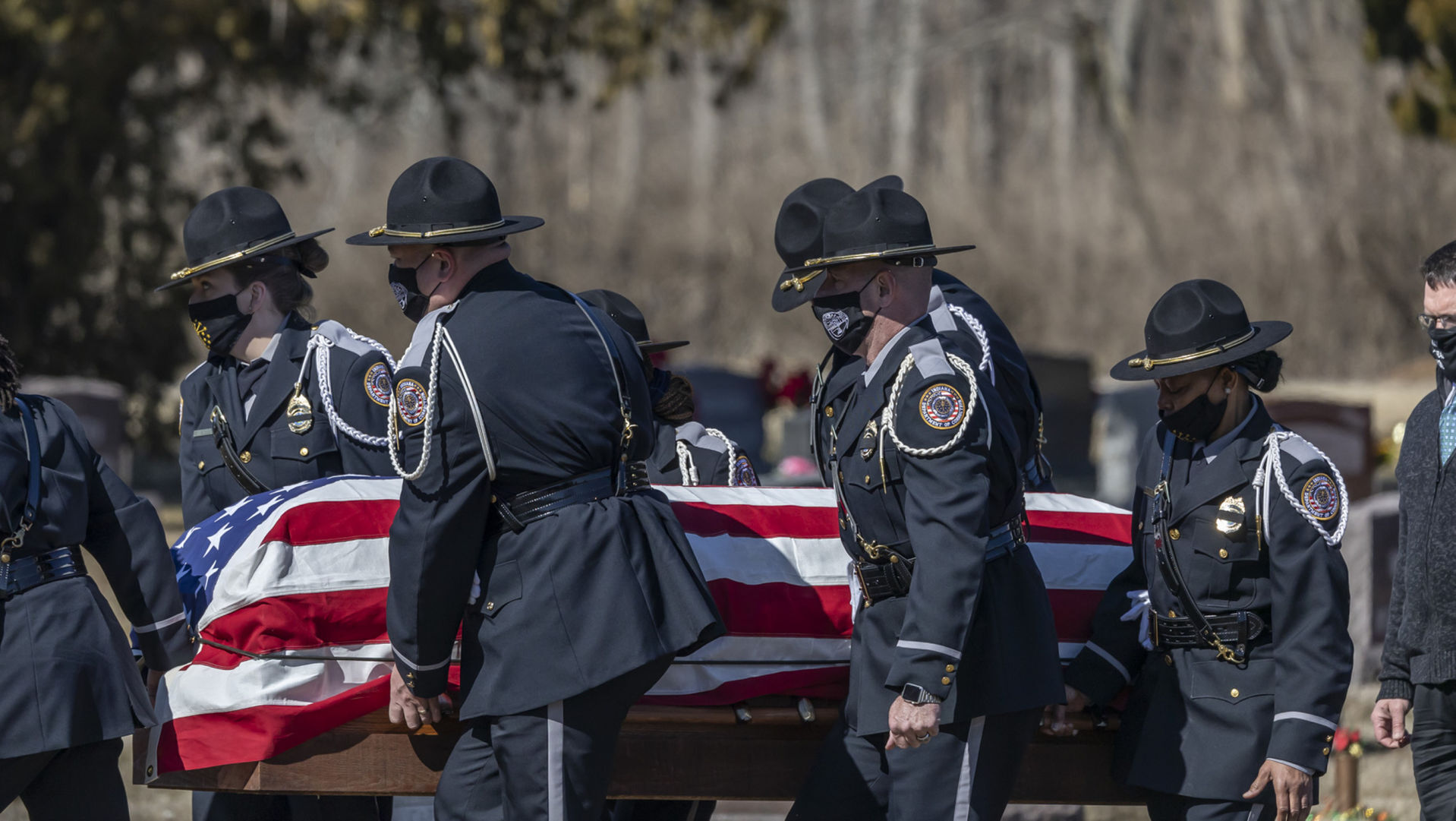 Burial of Eugene Lasco
